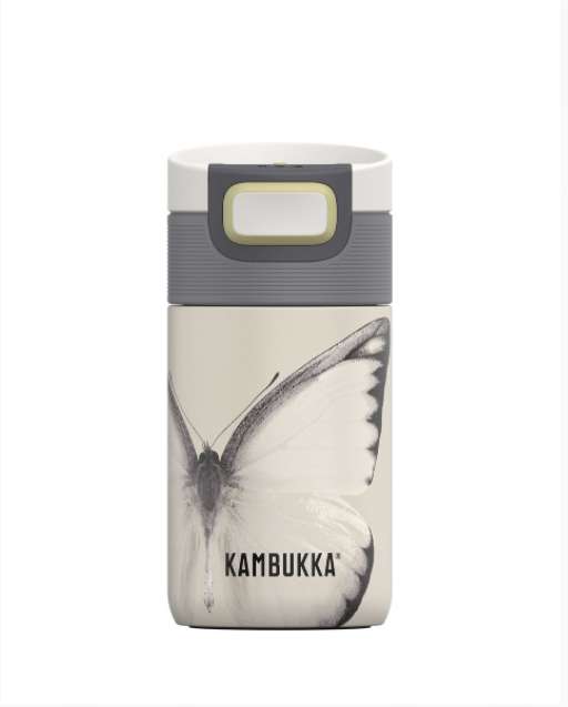 Kambukka, Kubek termiczny Etna Yellow Butterfly, 300 ml