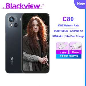 Smartfon Blackview Oscal C80 Smartphone 8GB+128GB 130€
