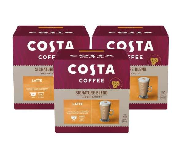 Kawa w kapsułkach Costa Coffee do Dolce Gusto - 4 rodzaje
