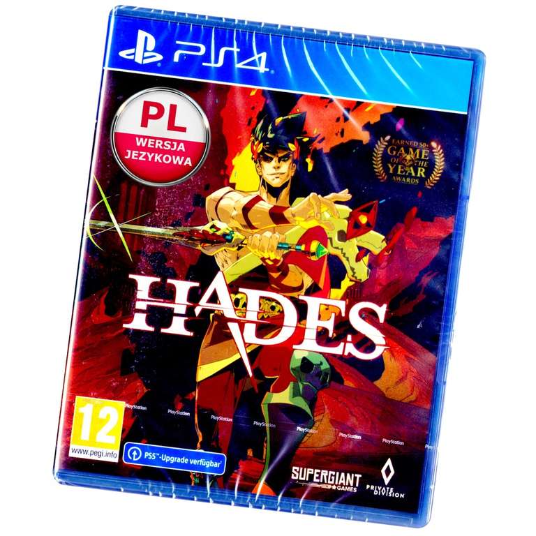 Gra HADES PS4 (niemiecka okładka)