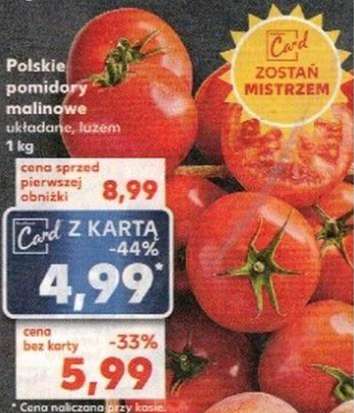 Pomidory malinowe układane, luzem 1kg @Kaufland