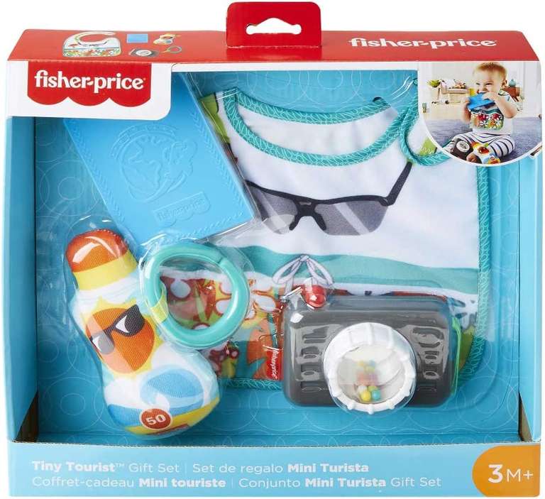 Fisher-Price, Mały Turysta Zestaw Prezentowy Podróż Zabawki Dla Niemowląt GKC50 3m+