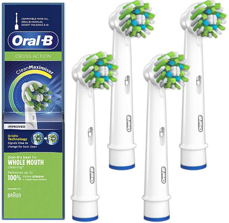Końcówki Braun Oral-B Cross Action 4szt - Smart Okazja