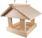 Drewniany domek: karmnik dla ptaków @Allegro