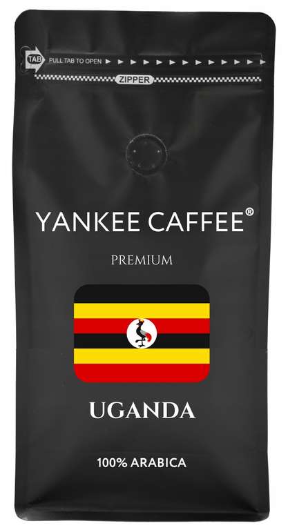 Kawa ziarnista Arabica Yankee Caffee YankeeCaffee Kawa ziarnista 1kg Arabica świeżo palona Uganda 1kg 1000 g SMART