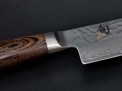 Nóż KAI Shun Premier TDM-1702 Santoku Knife VG-10 Damascus Steel1 with Walnut Handle 18 cm Blade Length 12 cm 134.95€