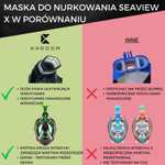 Khroom DEKRA, bezpieczna maska do snorkelingu, Seaview X UWAGA rozm(S/M)