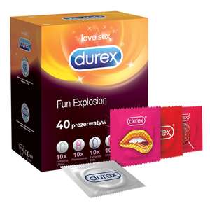 Durex Fun Explosion zestaw prezerwatyw 40 szt. @allegro