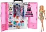Zestaw Barbie Fashionistas GBK12 Szafa Na Ubranka + Lalka za 78zł @ Amazon.pl