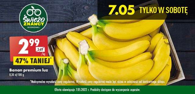 Banany za 2,99kg