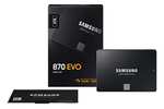 Samsung 870 EVO SATA III 2,5 cala SSD, 4TB - tylko Amazon Prime DE 176.74€