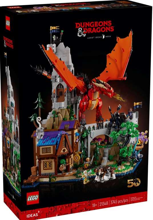 LEGO 21348 Ideas - Dungeons & Dragons: Opowieść czerwonego smoka