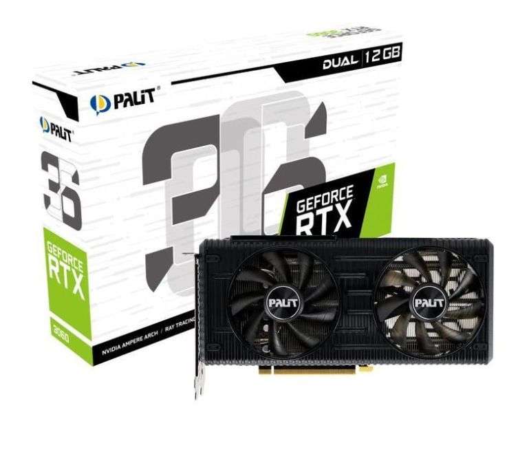 Karta graficzna Palit GeForce RTX 3060 Dual 12 GB 469 euro