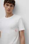 HUGO boss Koszulki męskie białe T-shirt Rn. Twin Pack (2 w zestawie) amazon.pl