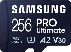 Samsung PRO Ultimate karta microSD + adapter SD 256 GB