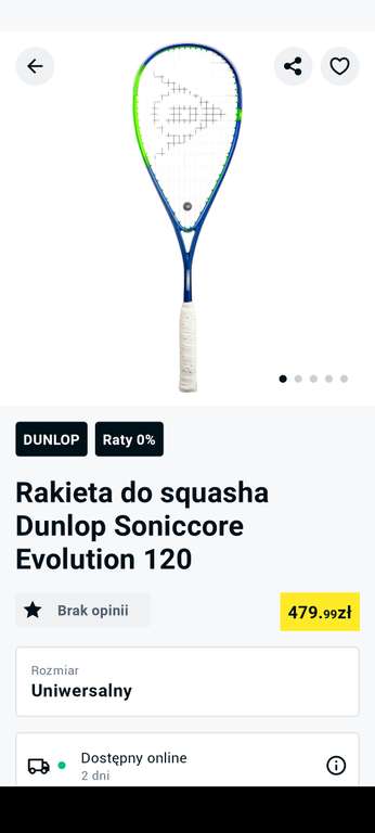 Rakieta do squasha Dunlop Soniccore 120