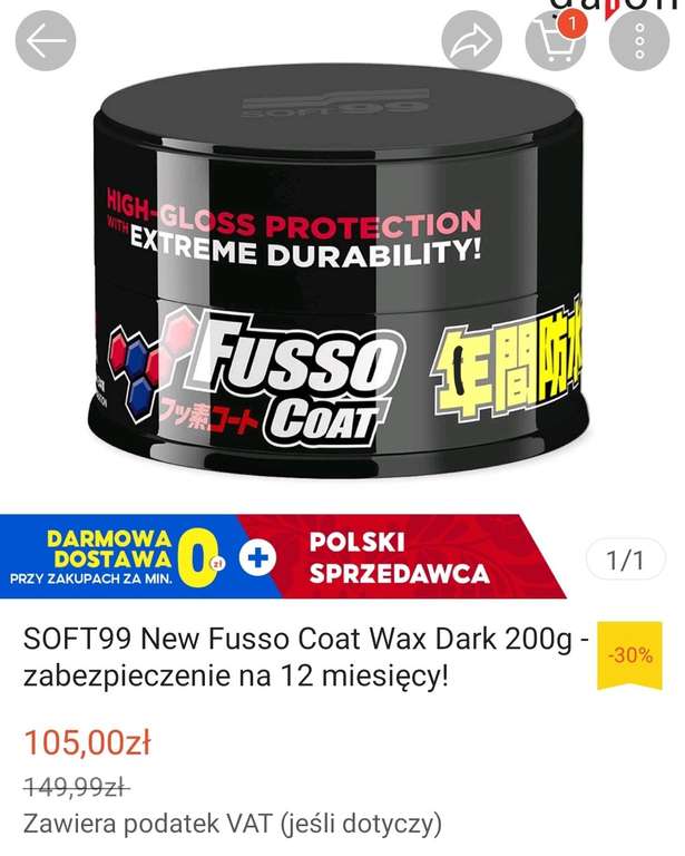 Soft99 Fusso Coat dark (możliwe 93)