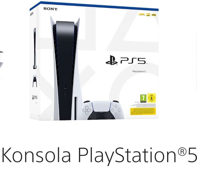 Konsola PlayStation 5 z napędem [ 549,99 € ]