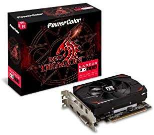 Karta graficzna PowerColor AMD Radeon RX 550, 2 GB GDDR5, HDMI, DVI, Single Fan, Low Profil