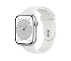 Apple Watch 8 45/Silver Aluminum/White Sport GPS