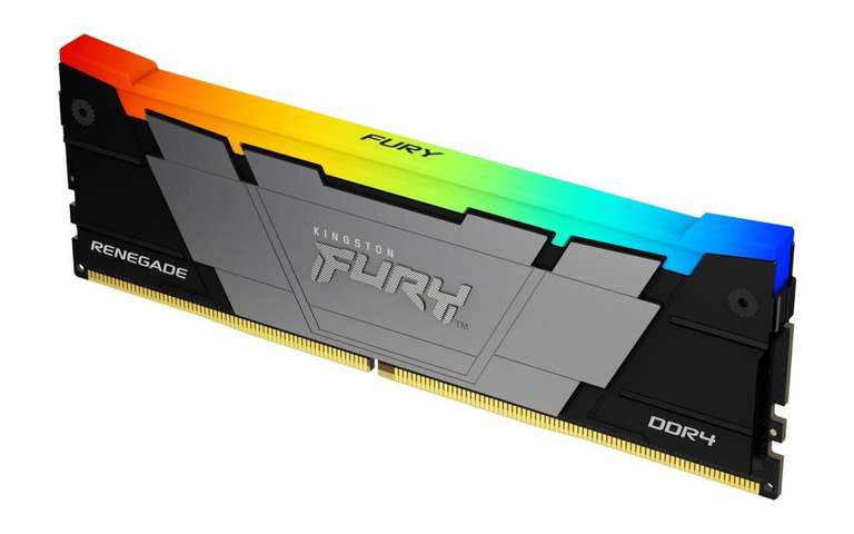 Pamięć RAM Kingston Fury Renegade RGB, DDR4, 16 GB (2 x 8GB), 3600MHz, CL16 (KF436C16RB2AK2/16)