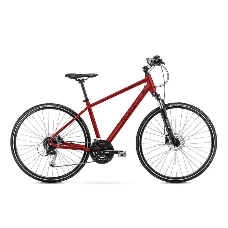 Romet Orkan 5M czerwony rower Cross rozmiar 18, model 2022, bazowa 1889 złotych, po zapisaniu do newslettera- 1799 złotych.
