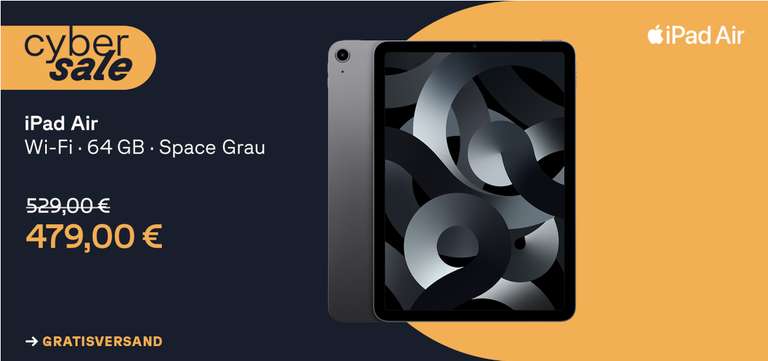 Apple iPad Air 5 2022 Gwiezdna Szarość - cyberspot.de