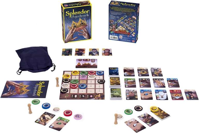 Splendor Pojedynek | gra planszowa | 8.0 na BGG | darmowa dostawa na Amazon | + Allegro i inne sklepy w opisie