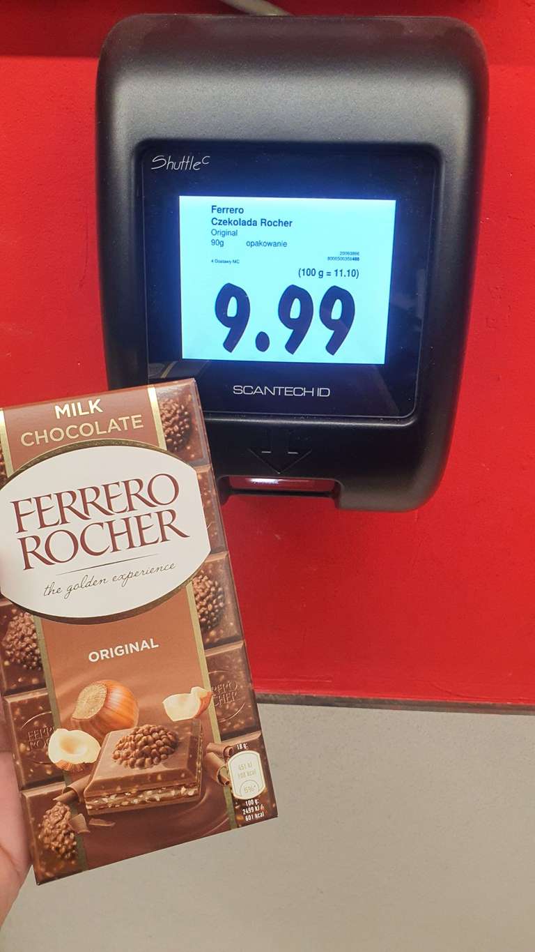 Błąd cenowy Czekolada premium Ferrero Rocher za 4.50 pln