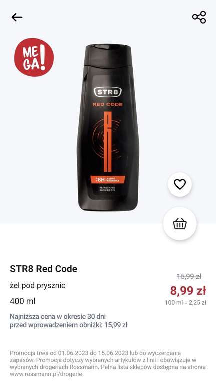 STR8 dezodorant w spray'u 150ml (Rise,Ahead,Live True,Red Code,Original) oraz wybrane żele pod prysznic 400 ml.