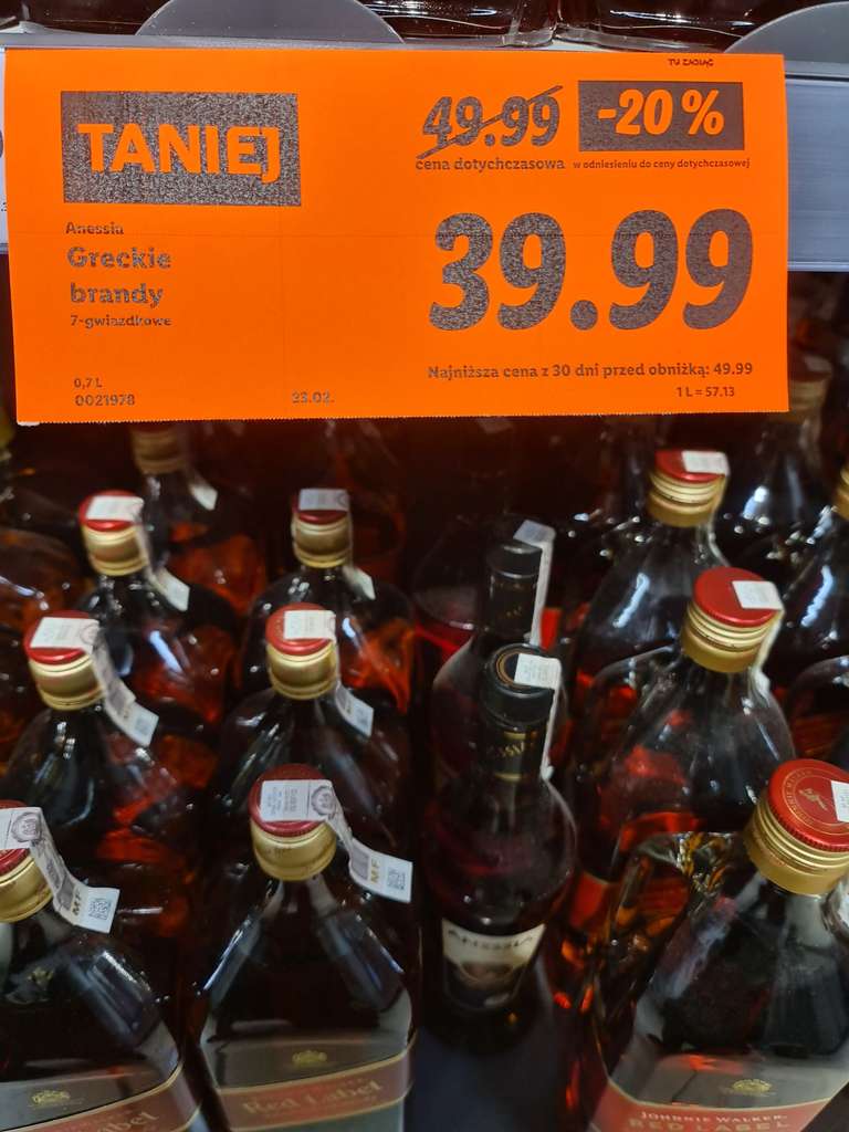 Alkohol greckie brandy Annesia 0,7 l, 40% w Lidl