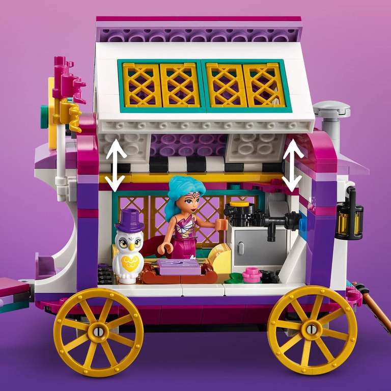 LEGO Friends 41688 Magiczny wóz; zabawkowy wóz dla kreatywnych dzieci lubiących pojazdy LEGO (348 elementów) na amazon i allegro
