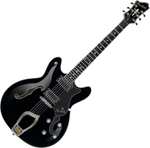 Gitara elektryczna SEMI HOLLOW Hagstrom Viking Cherry Transparent lub black gloss