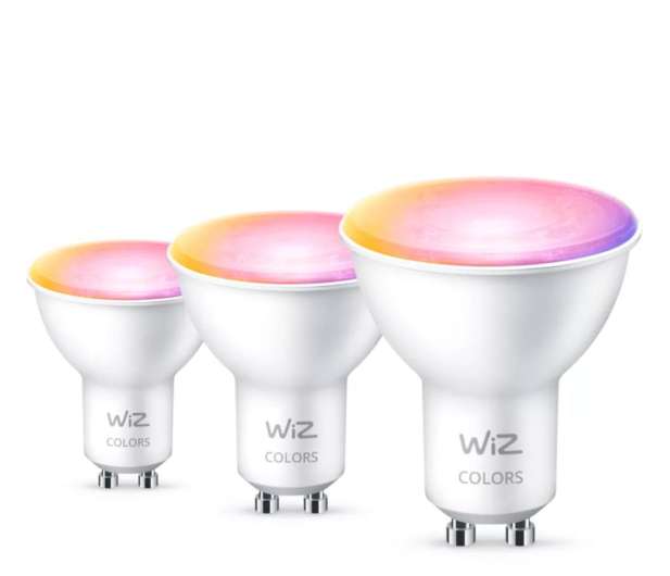 Promocja na produkty WiZ (np. żarówki WiZ Wi-Fi BLE 50W GU10 922-65 RGB 3CT/6 (3 sztuki) za 149 zł - więcej w opisie @ x-kom