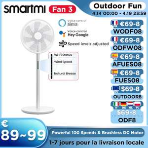 Wentylator SmartMi Fan3 - sterowanie aplikacją - 95,25$