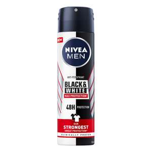 NIVEA MEN BLACK&WHITE MAX PROTECTION antyperspirant w sprayu męski 50 ml