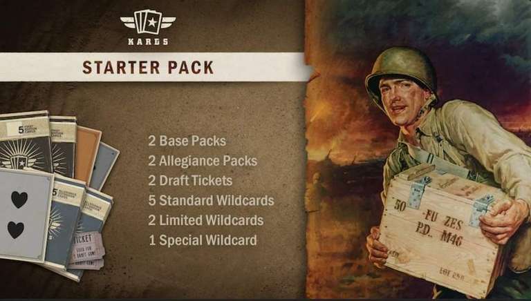 AMERYKAŃSKI ZESTAW STARTOWY za darmo do gry KARDS - The WWII Card Game @ Epic Games