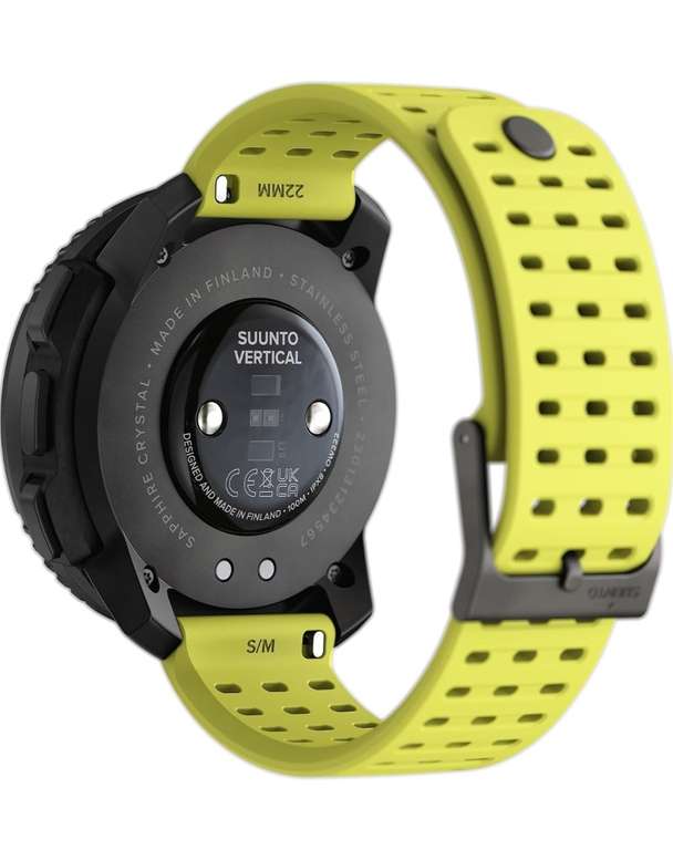 Suunto Vertical zegarek sportowy GPS z dużym wyświetlaczem i do 500 godzin pracy akumulatora do aktywności outdoorowych i treningów