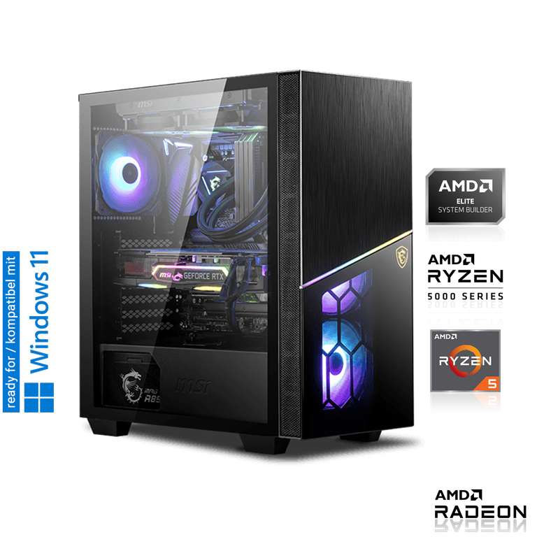 Komputer GAMING PC AMD Ryzen 5 5600X 6x 3.70GHz | RX 6900 XT 16GB | 16GB DDR4 | 1000GB M.2 1.799,00 €