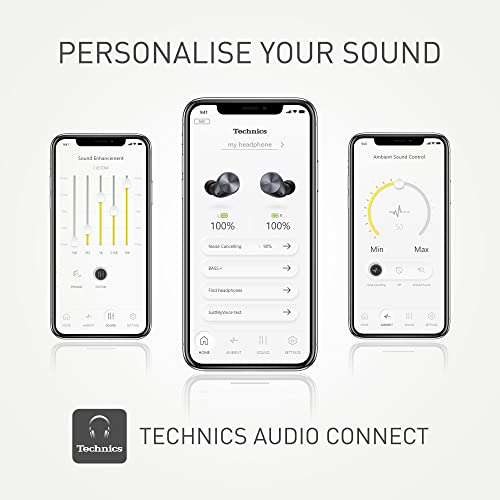 Słuchawki TWS Technics EAH-AZ60 czarne i srebrne @ Amazon