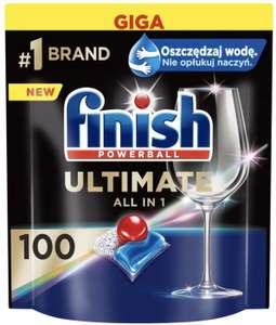 Kapsułki do zmywarki Finish Ultimate, 100 sztuk (nie Lemon) / 0,74 zł /kaps. (od 80 zł możliwe -12 zł z kuponem Fresha) @ InpostFresh