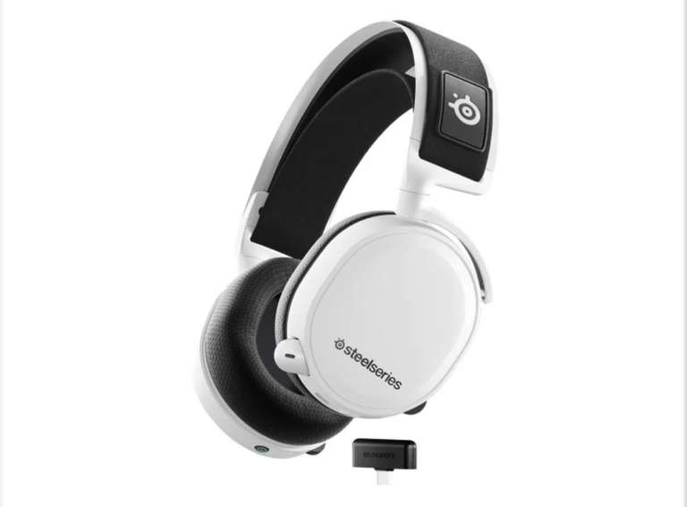 Słuchawki SteelSeries Arctis 7+ white
