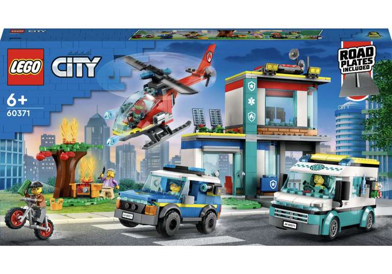 LEGO City 60371 Parking dla pojazdów uprzywilejowanych