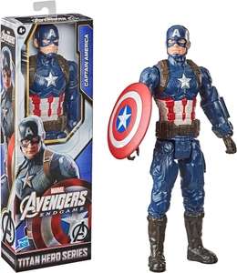 Hasbro Marvel Figurka Kapitan Ameryka z serii Marvel Avengers Titan Hero zabawka dla kolekcjonerów w skali 30 cm dla dzieci w wieku od 4 lat