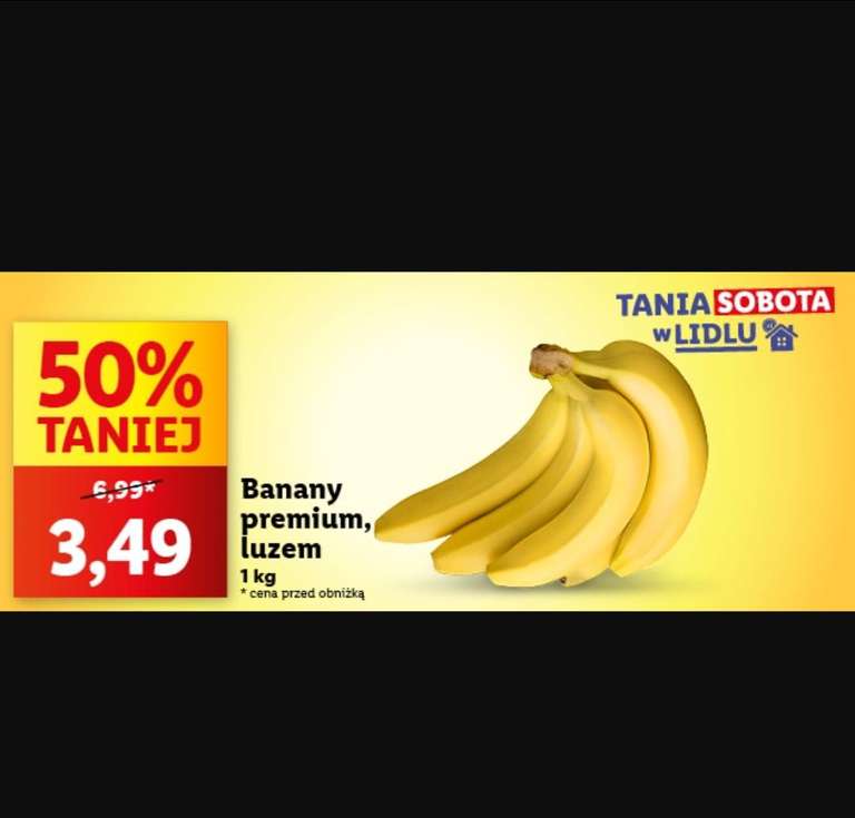 Banany premium 1 kg @ Lidl