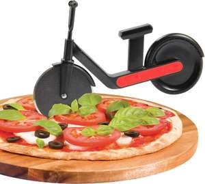 Nóż do pizzy rower elektryczny, z nieprzywierającą powłoką ze stali nierdzewnej. Dostawa - DARMOWA z Prime