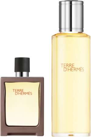 Perfumy Hermès Terre d’Hermès EDT woda toaletowa, łącznie 155 ml (30 ml butelka podróżna + 125 ml uzupełnienie) + GRATIS