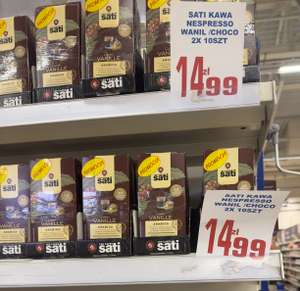 Sati Nespresso czekolada/wanilia 0.75zl/kapsułka Leclerc Gdańsk