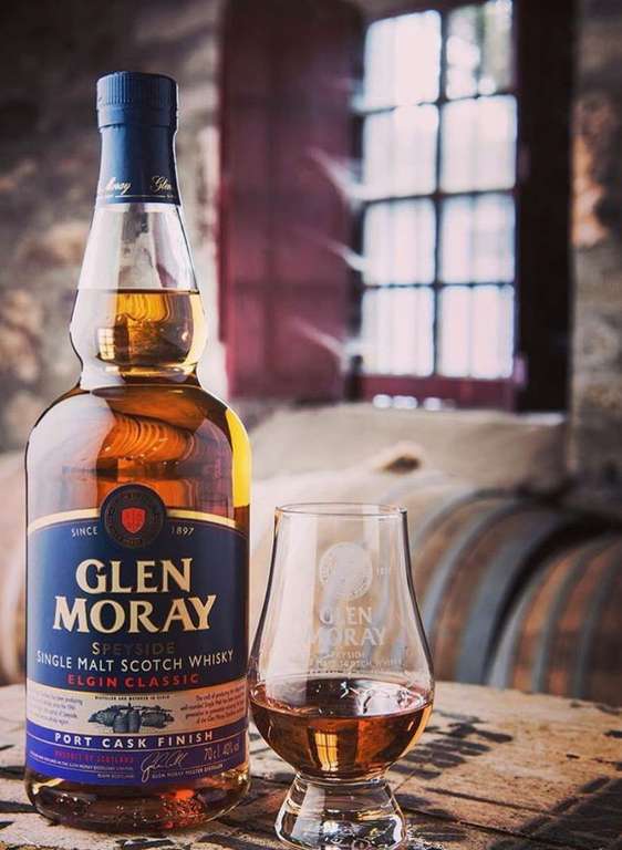 Single malt whisky Aber Falls 0,7l oraz Whisky single malt Glen Moray Porto i Sherry Cask Finish 0,7l. Sklep Netto