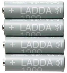 Akumulatorki Ladda Ikea AA (R6) - 4 szt.